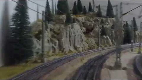 Märklin H0 digital. Eine Testrunde auf meiner Anlage HBF Bonn im Führerstand