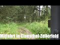 Mitfahrten auf der Tagesförderbahn (Feldbahn) zum Ottiliae-Schacht in Clausthal Zellerfeld 2014