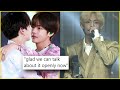 Taehyung speaks out on jungkook relationship taehyungs break on kpop