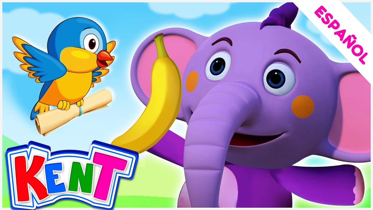 ⁣Kent el Elefante | ¡La prueba del día es encontrar una banana! - Aprendizaje Infantil