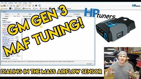 GM Gen 3 Mass Airflow Tuning and Scaling, MAF Histrogram Setup, HP Tuners How-To Tutorial