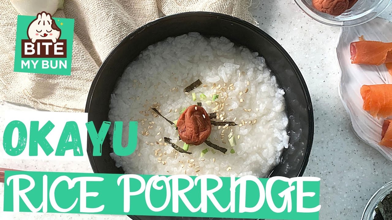Easy Japanese Okayu rice porridge recipe to settle your stomach YouTube
