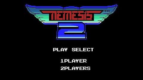 Gradius 2 / Nemesis 2 / グラディウス２- MSX - Full Intro / Demo - High Quality