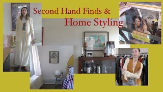 second hand finds & styling vignettes