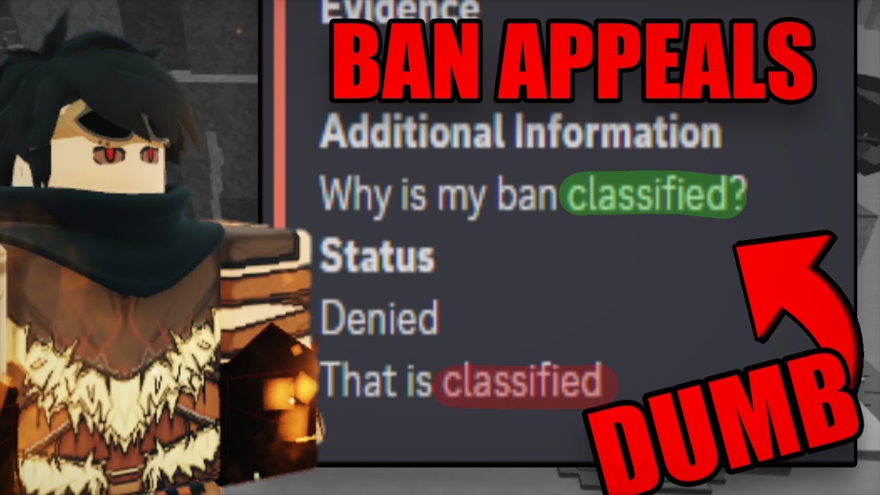 Deepwoken Ban Appeals ARE REALLY FUNNY