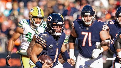 Justin Fields Highlights VS Green Bay Packers