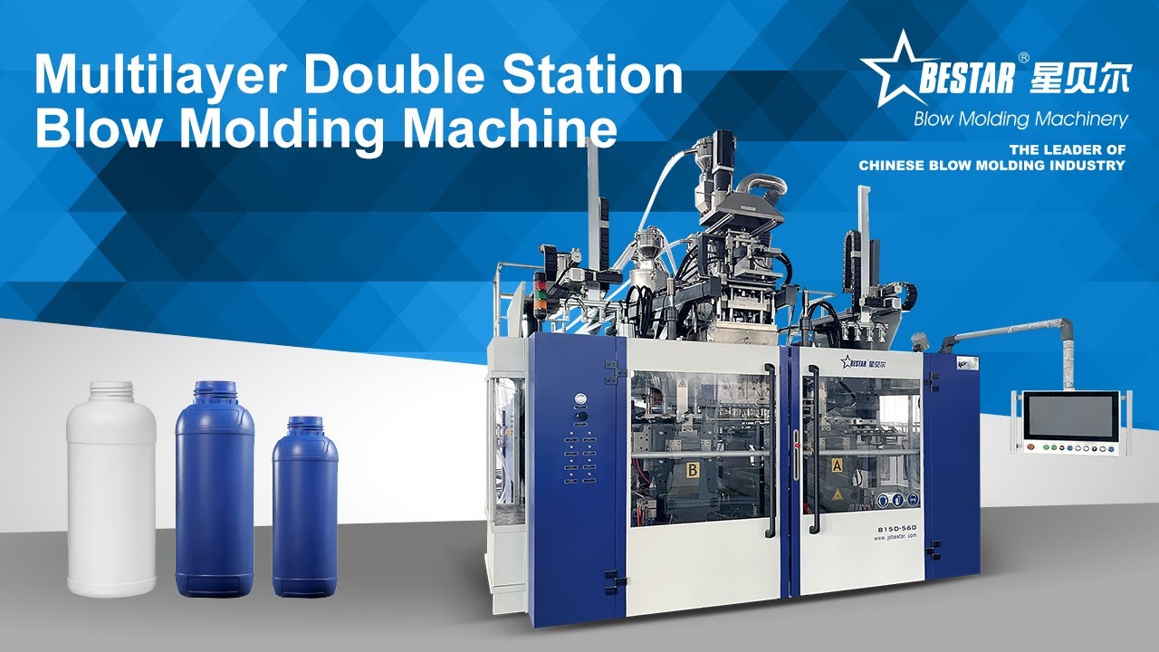 Multilayer Double Station Blow Molding Machine, Agrochemical Bottle Making Machine - Bestar