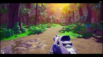 Camp in the tropic forest (UE4)