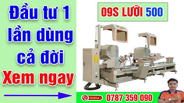 Máy cắt nhôm 2 đầu 09S lưỡi 500 | Máy cắt nhôm 09S  | Vượng Fedi 0787 359 090
