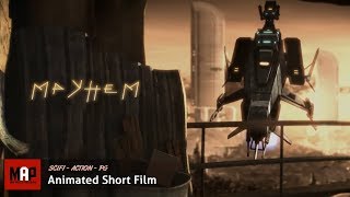 Sci-Fi Cyberpunk Thriller ** MAYHEM ** CGI 3d Animated Short Film by ISART Digital Team