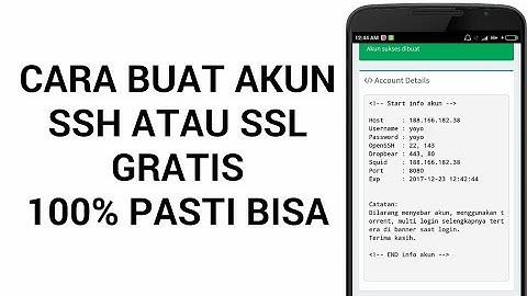 Tutorial Membuat Akun SSL Full Speed 2019