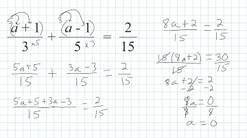 Solving Equations - Variable On Both Sides
