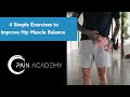 Four  exercises to improve hip function