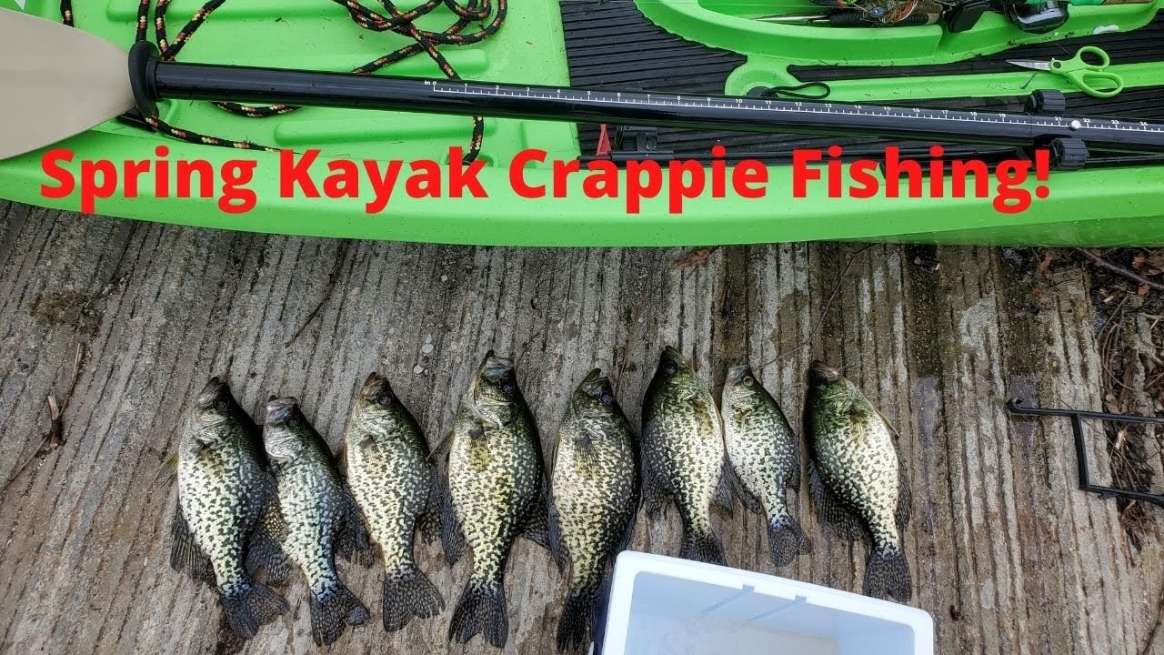 Spring Kayak Crappie Fishing! (Part 1) YouTube