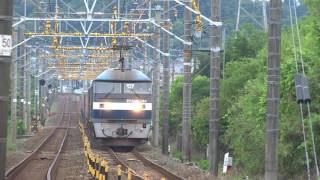 2016/06/09 JR貨物 長距離貨物列車 【1071レ】 EF210-142[新]＋コキ25B