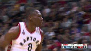 Raptors Highlights: Biyombo Denies Parsons - December 22, 2015
