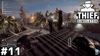 屋根の上で一生を過ごす羽目になりかけた【Thief Simulator】＃１１
