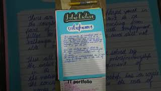 9th class portfolio of Information Technology (ENTREPRENEURS)