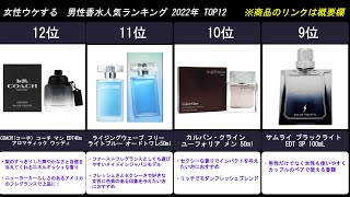 2022年【女性ウケする男性香水 】ランキング　TOP１２