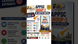 APPSC Group-2 Notes 📚 Complete Prelims &amp; Mains Coverage | DM/WhatsApp: 7207091114