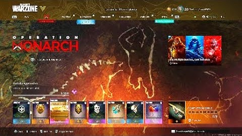 All Operation Monarch Rewards & Challenges Godzilla VS Kong Event (Warzone Godzilla VS Kong Event)