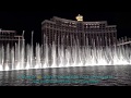 Hotel und Casino Bellagio Las Vegas 3 Fountains Show of Bellagio Pool Springbrunnen