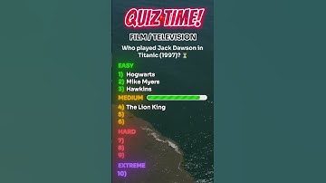 Can you answer them all?! Film and TV quiz 47 #shorts