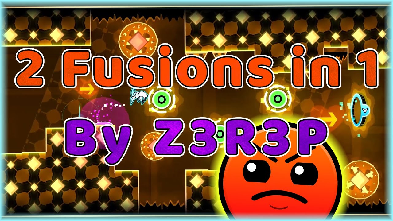 2 Fusions in 1 (By Z3R3P & ObviasV) Daily Level #3,210 | Geometry Dash
