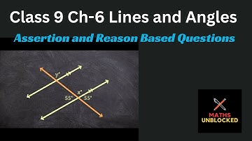 Class9 Ch-6 Lines and Angles Assertion and Reason Based Questions