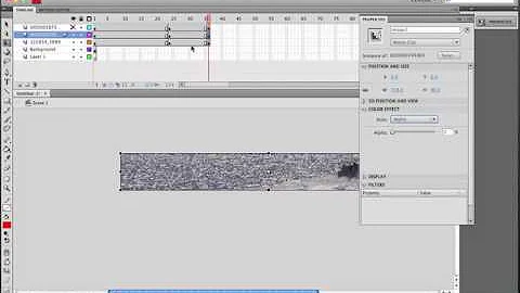 Photoshop cs4 and flash cs4 flash banner ad - part 2