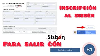Solicitud nueva encuesta sisbén IV Trámite en línea inscripción por primera vez Cúcuta N.S