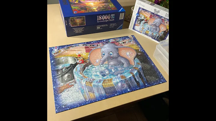 Ravesnburger Puzzle 1000 Disney Dumbo Time Lapse!