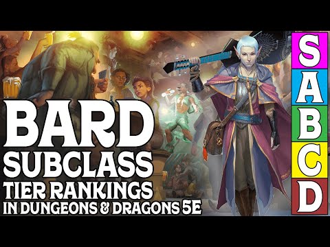 Bard Subclass Tier Ranking in Dungeons & Dragons 5e