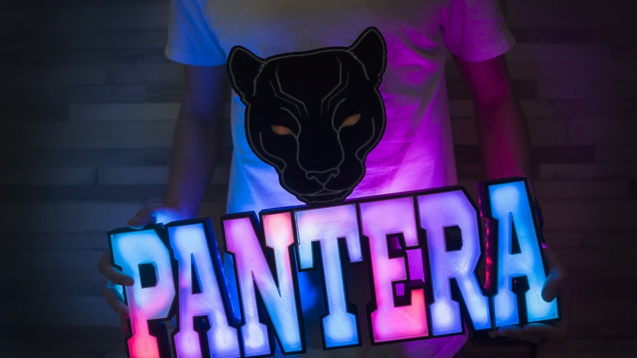 CÓMO HACER un CARTEL LUMINOSO LED IMPRESO en 3D - Proyecto DIY