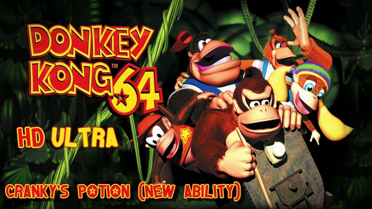 Donkey Kong 64: Cranky’s Potion (New Ability) HD
