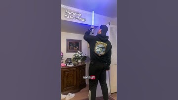 How to do a reverse grip obi ani spin Lightsaber Spinning tutorial