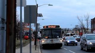 NJT Bus: NABI 40SFW Route 11, 28, 29 at Bloomfield Ave & Grove St.