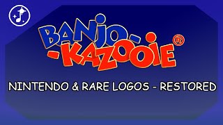 Banjo-Kazooie Restored: Nintendo & Rare Logos