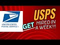 USPS Get hired in a week