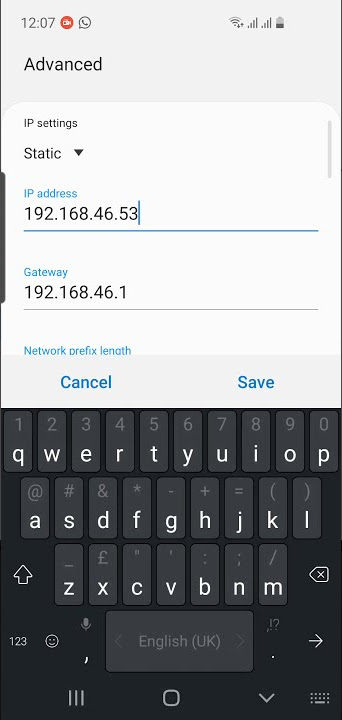 How to Set a Static IP-Address for Wi-Fi on Android