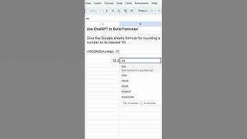 ChatGPT builds formulas!