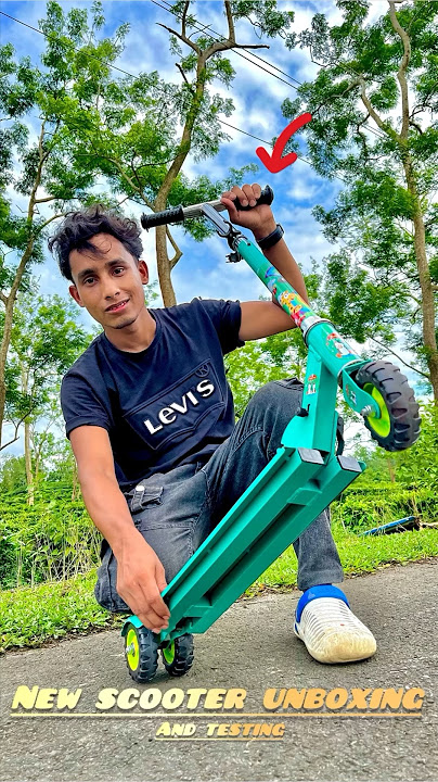 Scooter unboxing & Testing#scooter #shorts #ytshorts #youtubeshorts #toys