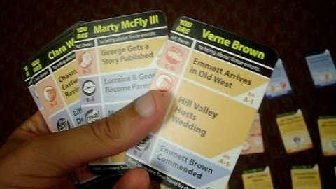 Back to the Future Card Game Overview - The Timeline