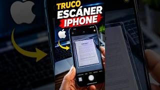 Muchos no SABEN USAR el ESCANER DEL IPHONE