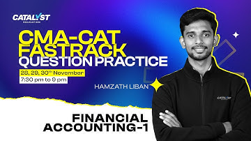 CMA Foundation – Fundamentals of Accounting | CMA, CAT – MCQ Practice & Solutions