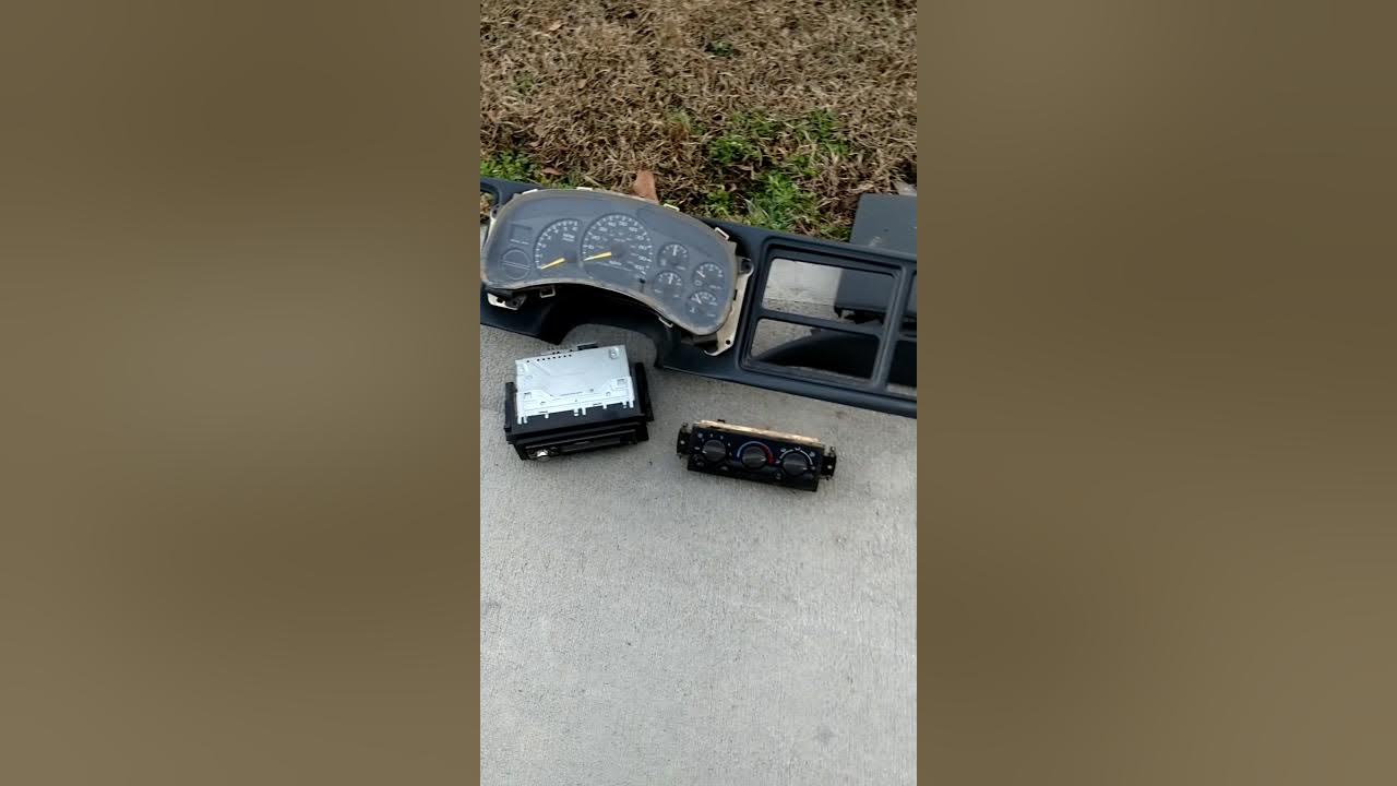 1999 GMC Sierra heater core replacement - YouTube