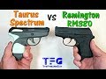 Taurus Spectrum vs Remington RM380 - TheFireArmGuy