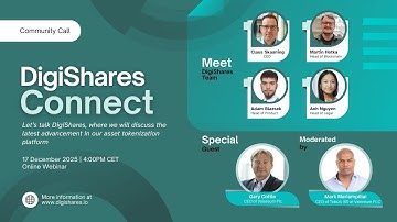 DigiShares Connect H2 2025: Team Updates, Product Roadmap & Industry Insights