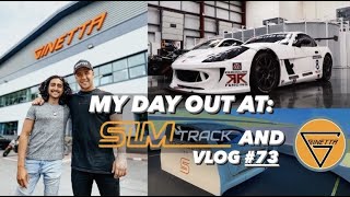 My day out at SimTrack Driving Performance Centre and Ginetta - Sam's Vlog #73