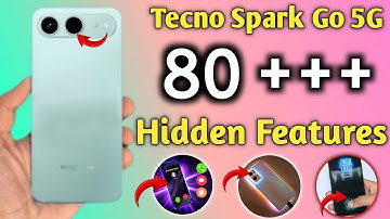 Top 80++ tips and tricks || Hidden feature || All hidden feature || Tecno spark go 5g #smartfeature